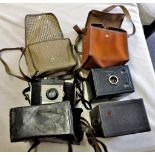 Camera(3) Kodak all in there original cases, early 30's in good condition