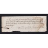 1761 (24 June) Receipt "Recd the Right Honable the Earl of Lichfield and Narbonne Berksley Esq,