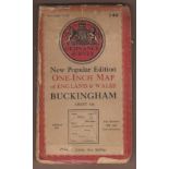 National Grid Ordnance Survey - One-Inch Map Of England and Wales. Sheet 133 Northampton,