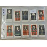 Mitchell's Clan Tartans 1927 Set, 50/50, EX Cat £100