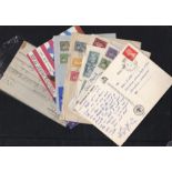 Iraq (Military) Postal History 1918/1991 (8 Covers/Postcards WWI/II and two 'Desert Storm' nice