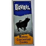 Metal Sign-'Bovail' makers contented cooks-in very good condition