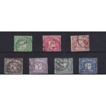 Great Britain-Postage Dues 1924-31 fine used 1/2 to 1/- less 5d but with 1.1/2(D12)