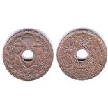French Indo-China 1936 Half Cent, KM 20, AUNC, Full lustre