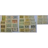 Germany - Notgeld - A range of higher value notes, mostly 1 Million to 10 Million. Some scarce