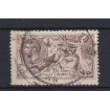 Great Britain 1915 2/6 grey brown, De La Rue, fine used SG 407 Catalogue £280