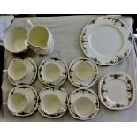 Alfred Meakin-English tea set for (6 ) damage to milk jug.