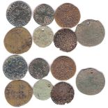 Jettons (7) Includes: Nuremburg, Hans, Kra WWI Nickel etc, NF to NVF