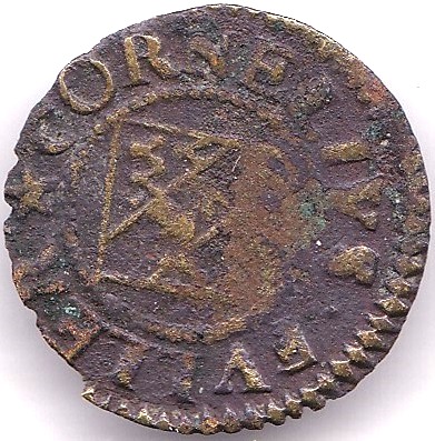 Token (1654) Farthing Token, Cornelius Fuller, Haberdashers' Arms, Fine - Image 3 of 3