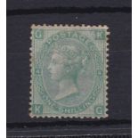 Great Britain 1865 1/- green, plate 4, SG 101 mint. Cat £2850++