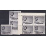 Seychelles 1942 definitive's SG 146ab mint and pair AG 146ab mint