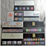 Great Britain Collection of Presentation Packs including high values and 1p to £1.00