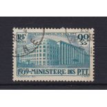 France 1939 P.T.T.Orphans fund, SG 636 used.
