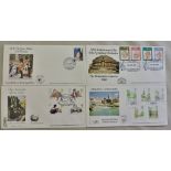 Great Britain (4) FDC's including: Music, Queen Mother etc.