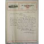 The Abott Alkalodal Co. - 1907 Manufacturing chemists, Chicago. 1907 letter-headed certificate to