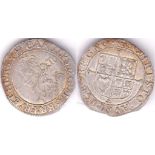Charles Ist Shilling, Tower mint mm Anchor (1638) a large XII, Group E, bust 4.1 variety with