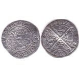 Henry VI (First Reign 1422-61) Annulet issue (1422-30) Halfgroat of Calais-Annulets either side of