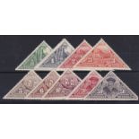 Nyssa Company 1924 postage due SG D132-D140 set, cat value £40