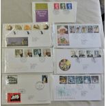 Great Britain selection of First day Covers including cats.