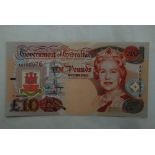 Gibraltar 1995-£10, UNC,P26