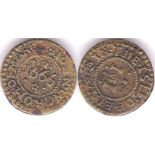 Token (1666) March (Cambs) Farthing Token 'John Ingrom of March' rev: 'In the Isle of Ely' AVF,