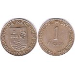 Mozambique 1936 Escudo, KM 66, GVF/NEF