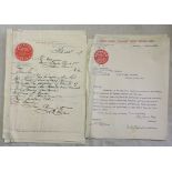 Weiners Litho, Print & Advt Co. Ltd - 1909 Batch of letter-headed correspondence from Vale Grove,
