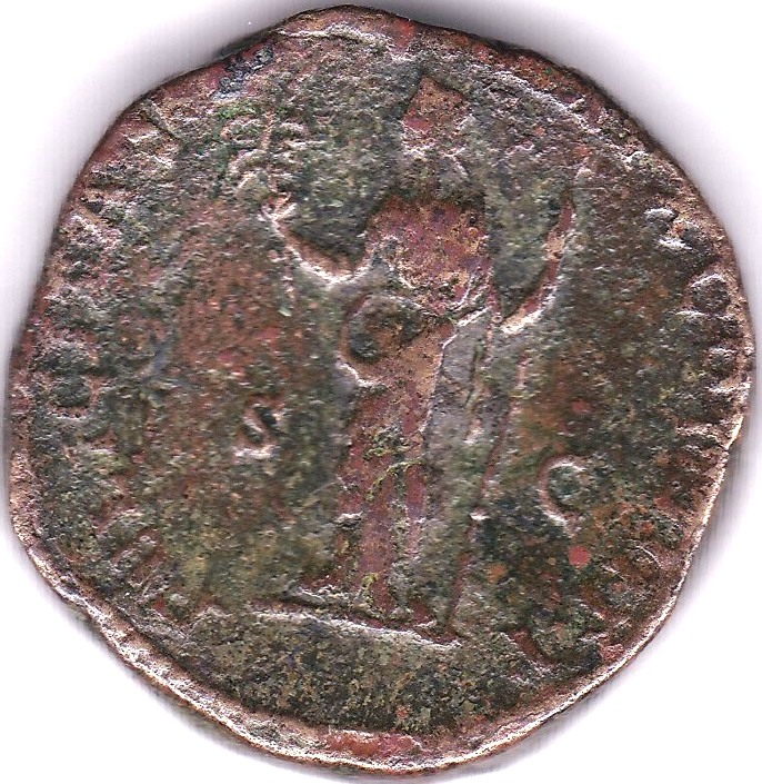Commodus AD 177-192 Sestertius, rev: Felicitas S.C. Fine to very fine. - Image 2 of 3