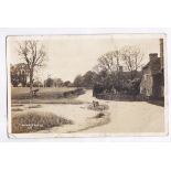 Hants - Lower Froyle Village RP view, used rubber rang datestamp. Small imperfection, scarce card