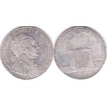 Germany (Bavaria) 1818 Thaler, KM 708, AUNC, Rare, Low Mintage