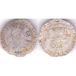 Great Britain 1625-49 Charles I Shilling, mm Triangle, S2797, GVF