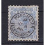 Great Britain 1883/4 10/- Ultra marine, SG 183, an outstanding cds very fine used example, (Cat £