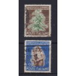 Italy 1950 European Tobacco Conference SG 756-757 used
