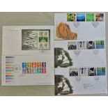 Great Britain Selection of (4) First Day Covers including: Her Majesty's Stamps, Stamp show 2000