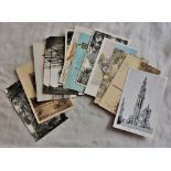 Belgium - (15) Postcards. Varied condition.