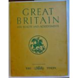 Great Britain, her beauty and achievements, c.1938, each page as a black and white photograph as