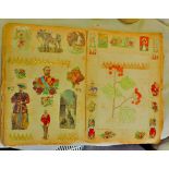 Victoria and Edwardian scrapbook- containing cuttings from greetings cards from 1920's era , then