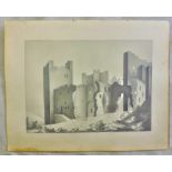 Bolton Castle-A very atmospheric pencil on card sketch of Bolton Castle which is located in