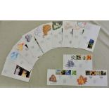 Great Britain 2000 Selection (13) First Day Covers, including Queen Mother, t/a