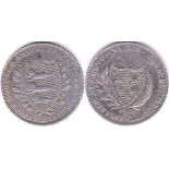 Token (1811) Norfolk and Suffolk Silver Shilling Token 'J. Hunton & J. Blyth', Drapers and Mercer,