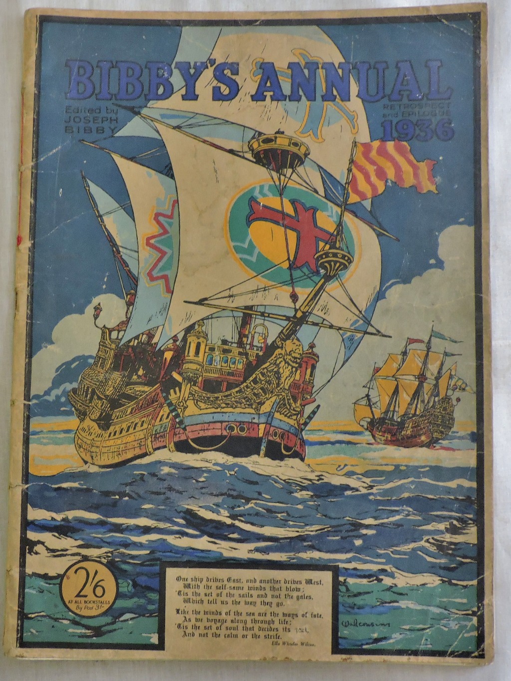 Biddy's Annual 1936-with Coloured Illustrations, with religious content, in very good condition,