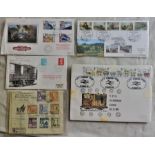 Great Britain 1971-97 Range of Railway First Day Covers (4) TPO FDC's etc. (4) and a Malta 1956 (2)
