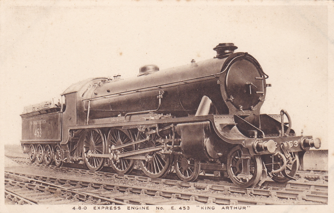 Railway Fine RP-station(Ardley?) L.N.E.R Empress of India, author 1080, and 'King Arthur' an