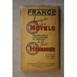 A Delightful well kept book of Hotels in France 1938-detailing what you should do and not do!