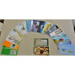 Guernsey (Alderney) selection of (18) Pres Packs including: Definitive's, Aviation, Community