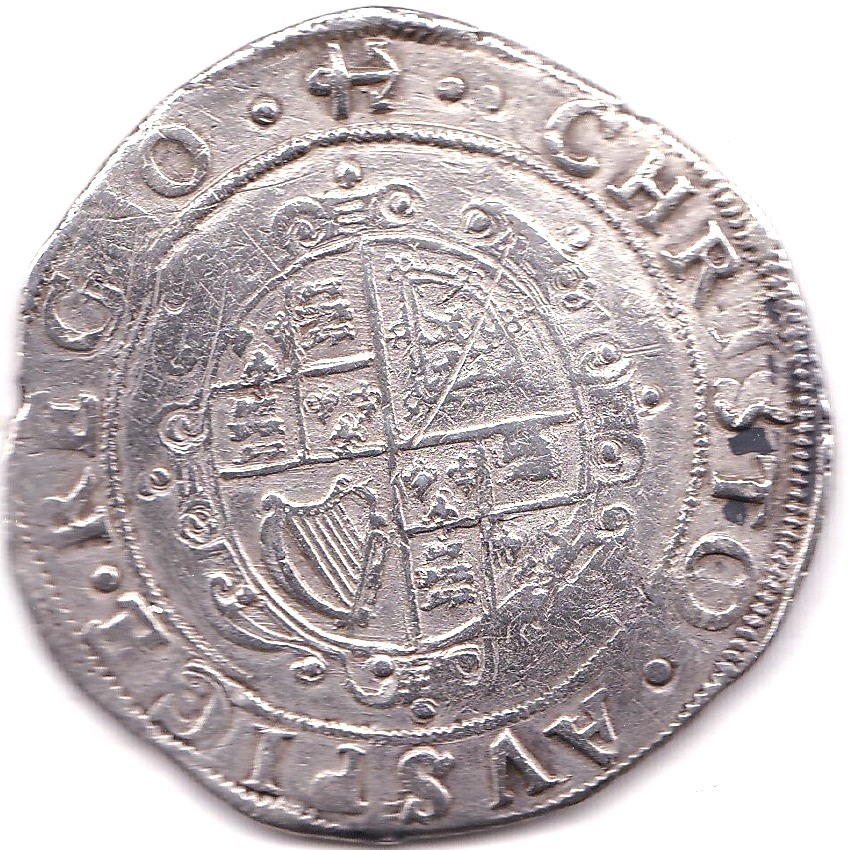 Charles I (1625-49) Third Coinage (1619-25) Shilling, Sixth bust, mm. Spur Rowel, round full flan - Image 3 of 3