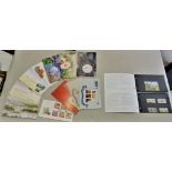 Collection of (13) Presentation Packs, some Duplications including: Flowers, Europa,