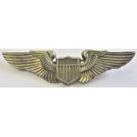 USA - A pair of American pilots wings badge.