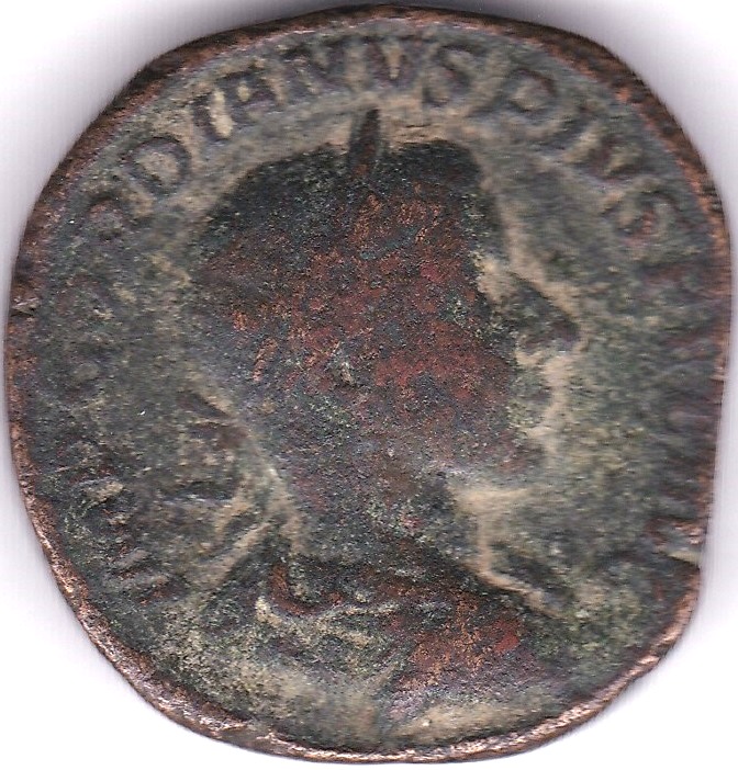 Gordian III AD 238-244 Sestertius rev: LIBERALITAS AVGVSTI S.C. Sear 8714. About fine - Image 3 of 3