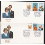 Belsize 1981-16th July Royal wedding (2) covers one depicting large format on depicting small format